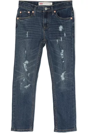 Levi's Jungen Straight Jeans - Straight-Leg-Jeans im Distressed-Look