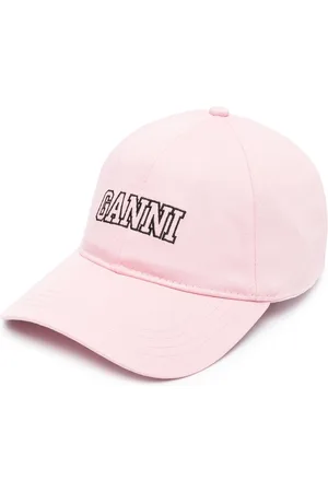 Ganni Baseballkappe mit Logo-Stickerei