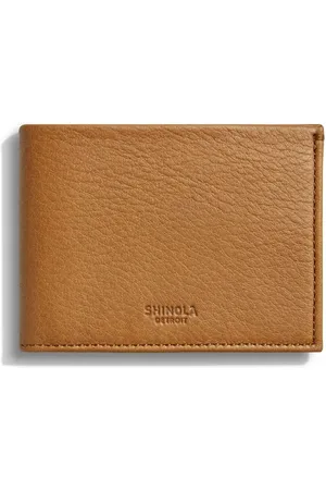 SHINOLA Slim Portemonnaie aus strukturiertem Leder