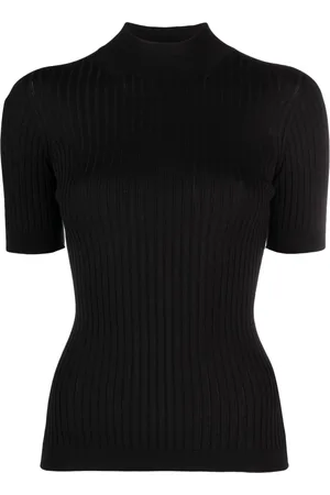 VERSACE Geripptes Strickoberteil