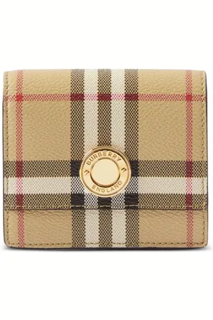 Burberry Kleines Portemonnaie mit Karomuster