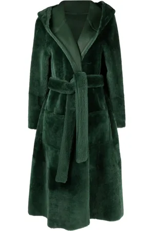 LISKA Wendbarer Shearling-Mantel