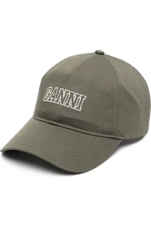 Ganni Baseballkappe mit Logo-Stickerei