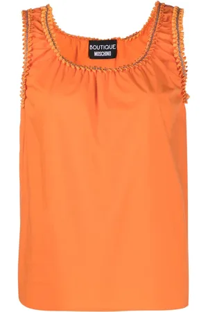 Moschino Verziertes Strickoberteil