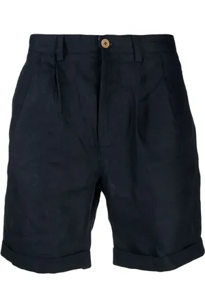 PENINSULA SWIMWEAR Gerade Bermudas aus Leinen