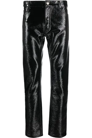 Courrèges Skinny-Hose mit Glanzoptik