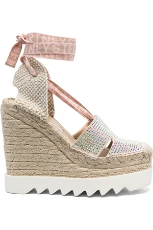 Stella McCartney Gaia Espadrilles mit Kristallen