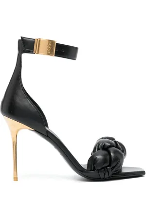 Balmain Sandalen mit Logo-Schild