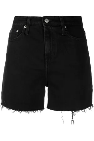 Calvin Klein Damen Shorts - Shorts mit ausgefranstem Saum