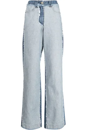 REJINA PYO Jeans mit weitem Bein