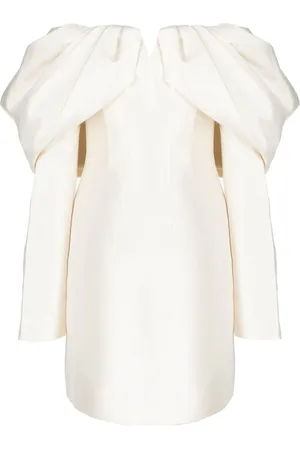 RACHEL GILBERT Schulterfreies Viola Minikleid