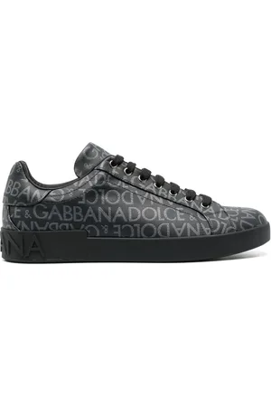 Dolce & Gabbana Beschichtete Portofino Jacquard-Sneakers
