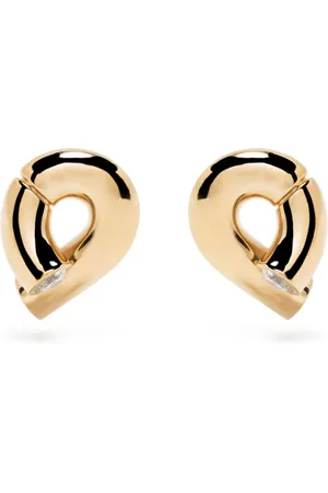 Tabayer 18kt Gelbgoldohrstecker mit Diamanten