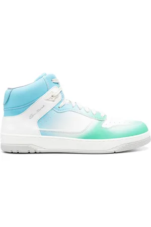 santoni High-Top-Sneakers mit Logo-Print