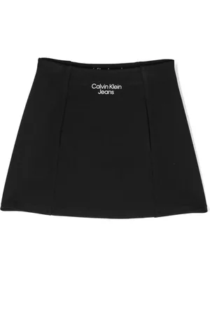 Calvin Klein Mädchen Bedruckte Röcke - A-Linien-Rock mit Logo-Print