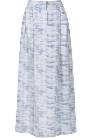 Emporio Armani High-Waist-Rock mit Falten