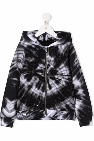 Philipp Plein TEEN Hoodie mit Batik-Print