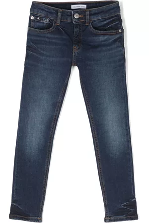 Calvin Klein Straight Jeans - Ausgeblichene Straight-Leg-Jeans