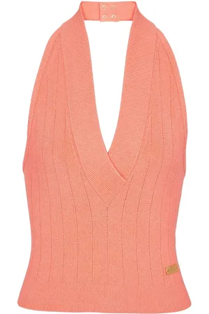 Balmain Gestricktes Neckholder-Top