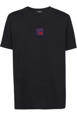 Balmain T-Shirt mit Logo-Stickerei