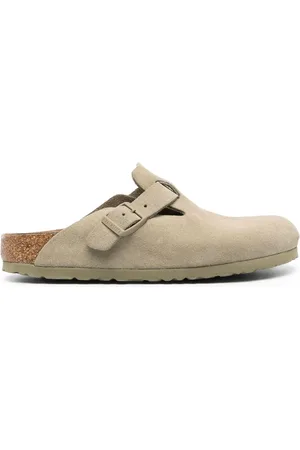 Birkenstock Boston Slipper aus Wildleder