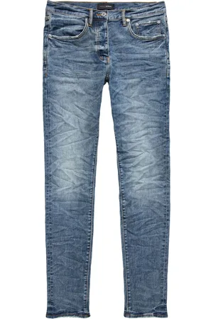 Purple Brand Skinny-Jeans mit Knitteroptik