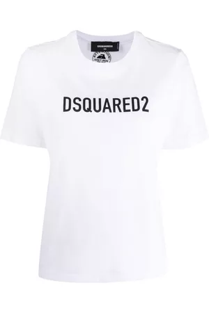Dsquared2 Damen Shirts - T-Shirt mit Logo-Print