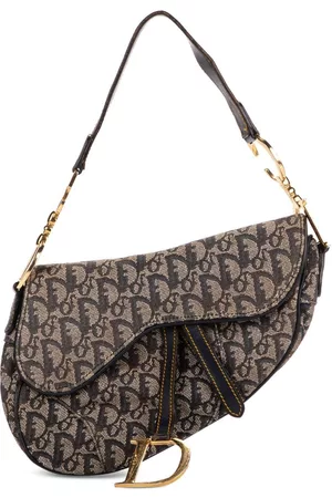 Dior Damen Taschen - Pre-owned Saddle-Bag mit Oblique-Muster