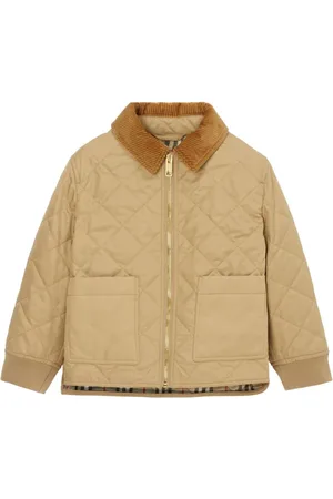 Burberry Gesteppte Jacke mit Cordkragen