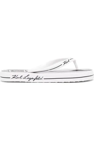 Karl Lagerfeld Flip-Flops mit Logo-Print