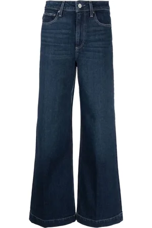 Paige Weite Cropped-Jeans