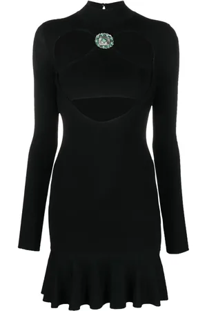 Roberto Cavalli Minikleid mit Cut-Outs