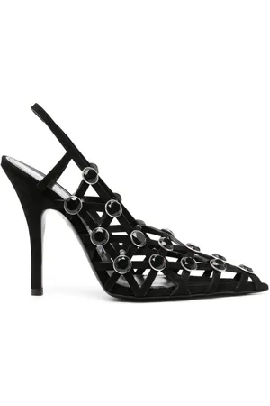 The Attico Sandalen mit Kristallen