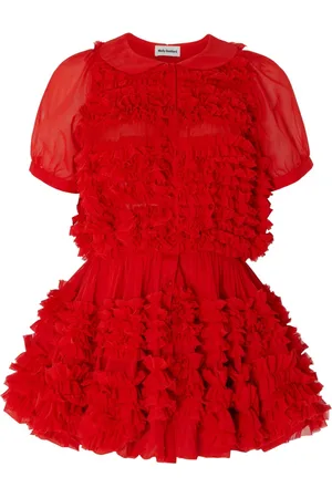Molly Goddard Cadence Kleid mit Rüschen