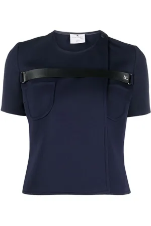 Courrèges T-Shirt mit Zierband