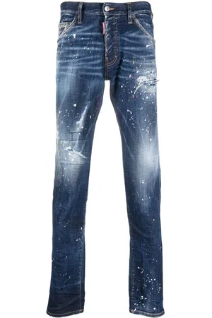 Dsquared2 Twimphony Jeans mit Farbklecks-Print