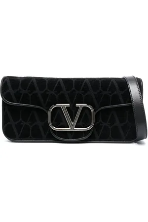 VALENTINO GARAVANI Mini Loco VLogo Toile Iconographe Schultertasche