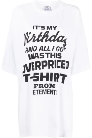 Vetements T-Shirt mit grafischem Print