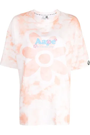 A Bathing Ape T-Shirt mit Batikmuster
