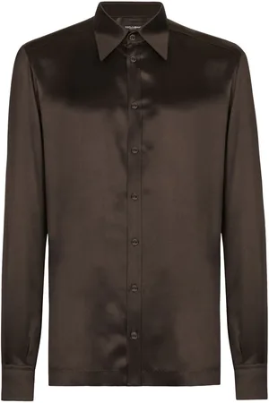 Dolce & Gabbana Hemd aus Seidensatin
