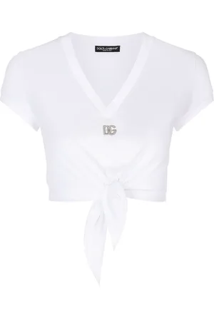 Dolce & Gabbana T-Shirt mit Logo-Stickerei