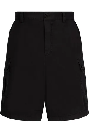 Dolce & Gabbana Cargo-Shorts mit Logo-Schild