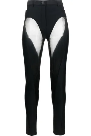 MUGLER Hose mit Bügelfalten