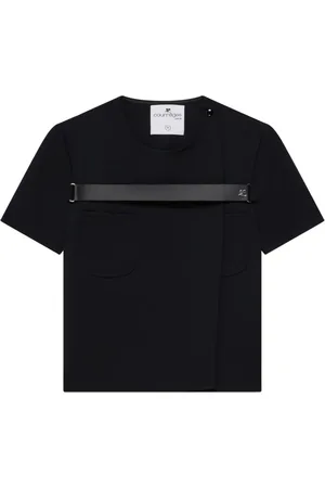 Courrèges T-Shirt mit Zierband