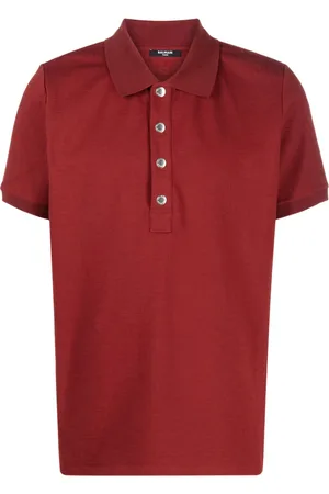 Balmain Poloshirt aus Pikee