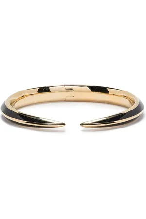SHAUN LEANE Gelbvergoldete Sabre Deco Armspange