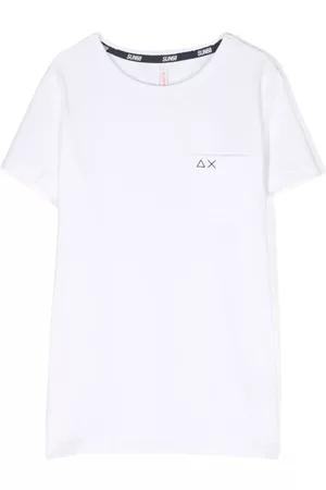 sun68 Shirts - T-Shirt mit Logo-Stickerei