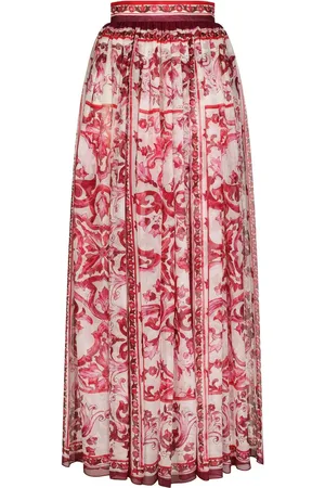 Dolce & Gabbana Rock mit Majolica-Print