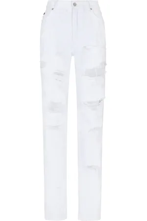 Dolce & Gabbana Gerade Jeans im Distressed-Look