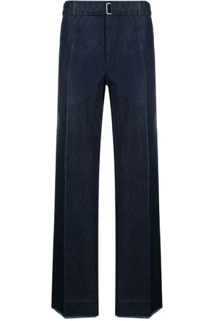 Lanvin Gerade Jeans mit Schnallenverschluss